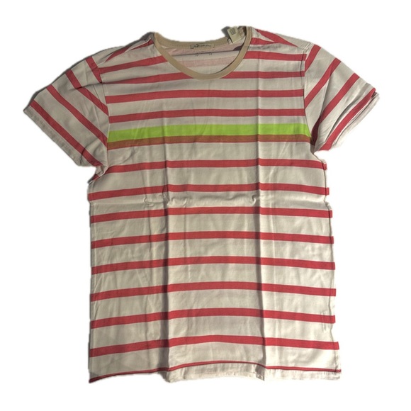 Scotch & Soda Other - Scotch & Soda Pink and Green Striped Tee